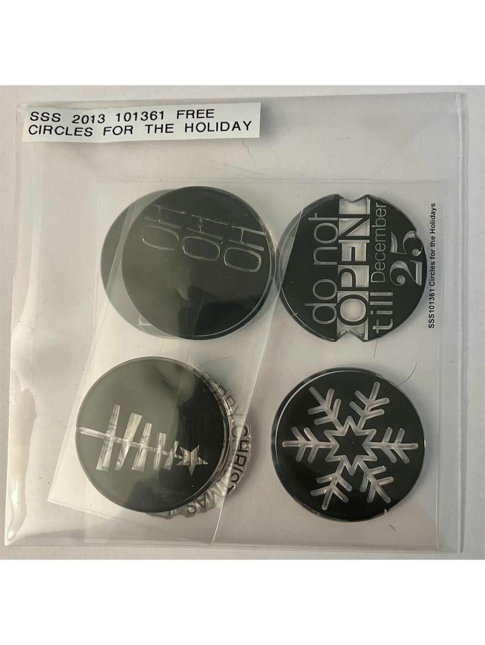 Simon Says Stamp SSS Circles For The Holiday 2013 Stamp Set of 6 Christmas